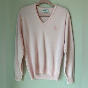 Vintage Izod pink acrylic women’s sweater size small